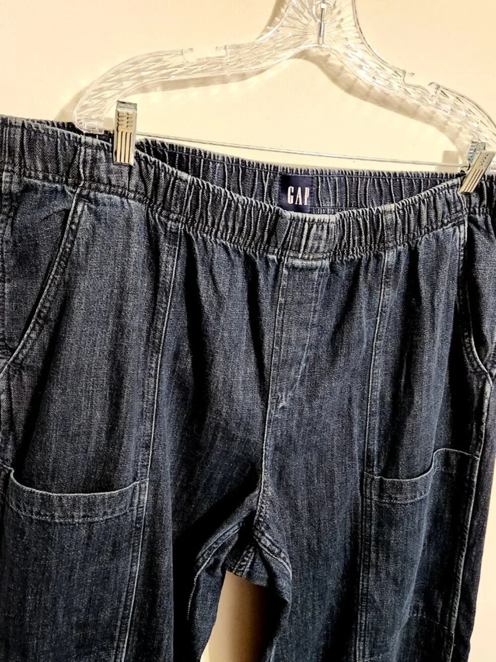 GAP | Women's High Rise Dark Indigo Easy Utility Jeans (Size XXL)